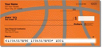 Classic Basketball Personalized Checks