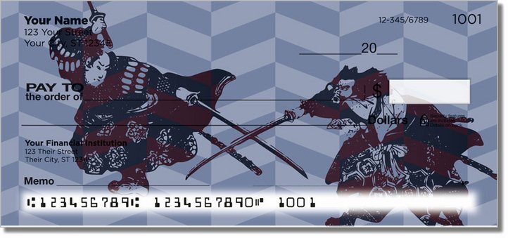 Ninja and Samurai Personal Checks