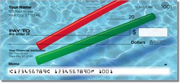 Pool Toy Personalized Checks