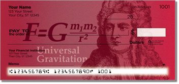 Famous Scientist Personalized Checks