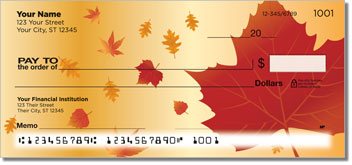 Changing Seasons Personalized Checks