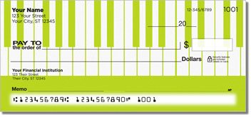 Piano Keyboard Personalized Checks