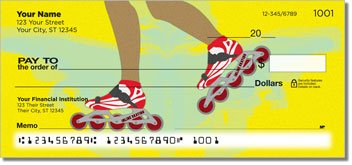 Inline Skating Personalized Checks
