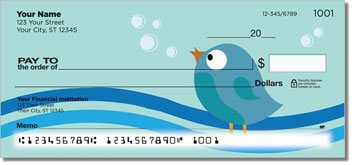Baby Bluebird Personalized Checks
