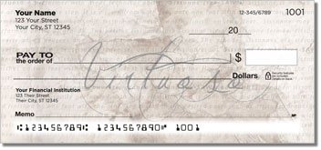 Ballerina Personalized Checks