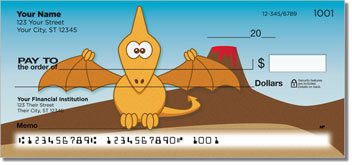 Cute Dino Personalized Checks