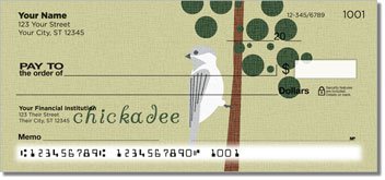 Chickadee Personalized Checks