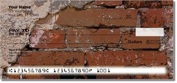 Brick Wall Personalized Checks