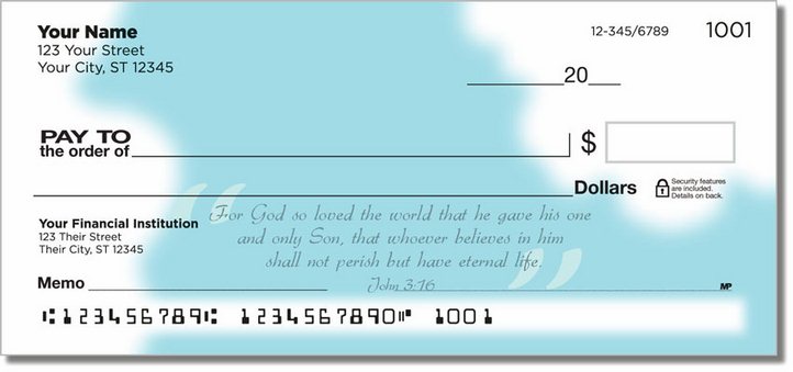 Heavenly Scripture Personal Checks