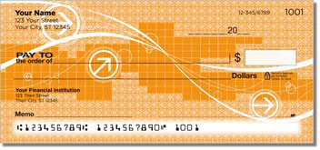 Arrow Pattern Personalized Checks