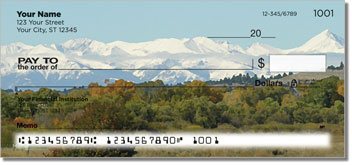 Mountain Peak Personalized Checks