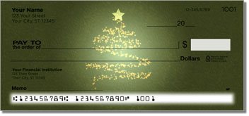 Glowing Tree Personalized Checks