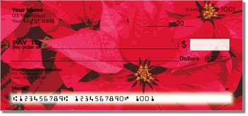 Poinsettia Checks