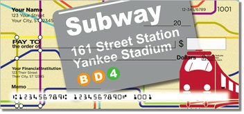 New York Subway Personalized Checks