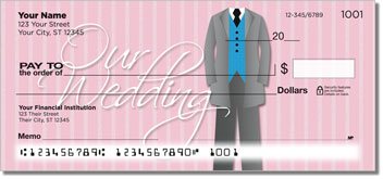 Wedding Day Personalized Checks