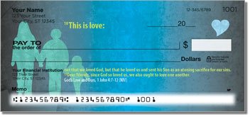 Gods Love Personalized Checks