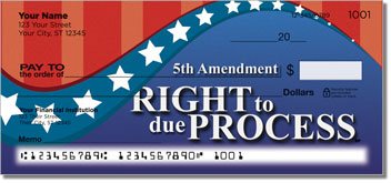 Bill of Rights Personalized Checks