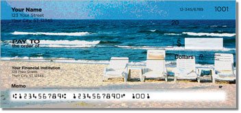 Tropical Beach Personalized Checks