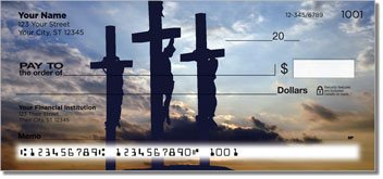 Calvary Cross Personalized Checks