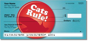 Cat Pride Personalized Checks