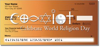 World Religion Personalized Checks