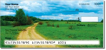 Country Road Personalized Checks
