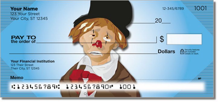 Hobo Clown Personal Checks