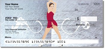 Figure Skater Personalized Checks