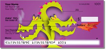 Martian Monster Personalized Checks