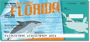 Vintage Travel Personalized Checks