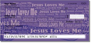 Jesus Loves Me Personalized Checks