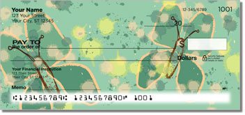 Butterfly Sketch Personalized Checks