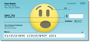 Emoticon Personalized Checks