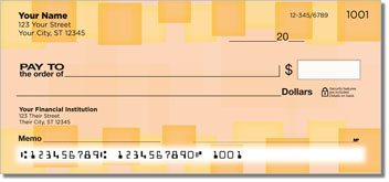 Squaresville Personalized Checks