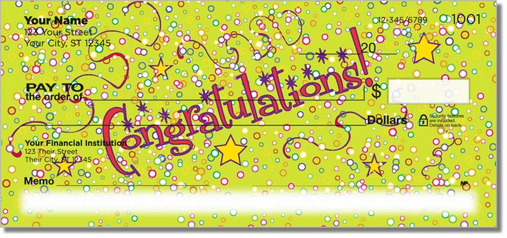 Congratulations Personal Checks