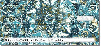 Ornamental Star Personalized Checks