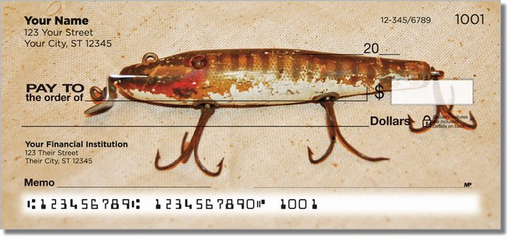 Antique Lure Personal Checks