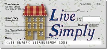 Primitive Cutout Personalized Checks