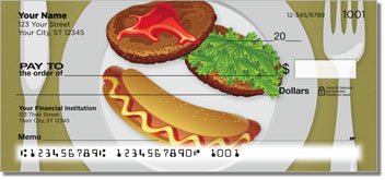 Food Face Personalized Checks