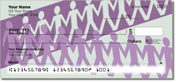 Paper Cutout Personalized Checks