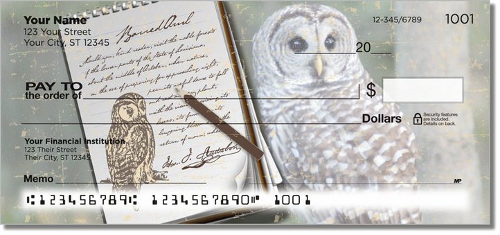 Audubon Sketch Personal Checks