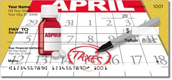 Tax Day Personalized Checks