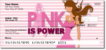 Power of Pink Personalized Checks