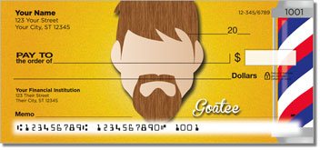 Mustache Personalized Checks