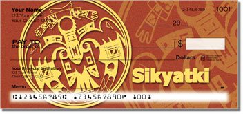 Southwest Pottery Design Personalized Checks