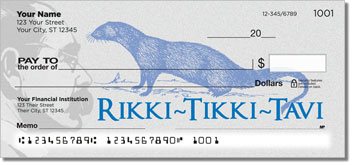 Rudyard Kipling Personalized Checks