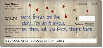 Friends Are Personalized Checks