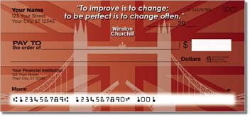 Winston Churchill Personalized Checks