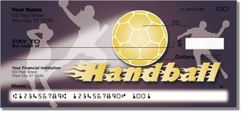 Handball Personalized Checks