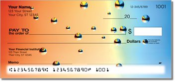 Floating Orb Personalized Checks
